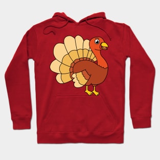 Cute Happy Turkey Farm animal Hoodie